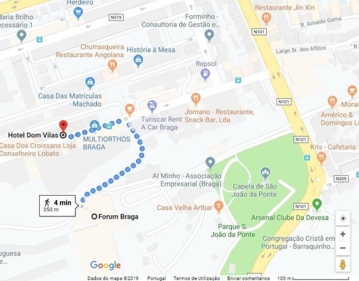 Hotel Dom Vilas Braga Dış mekan fotoğraf